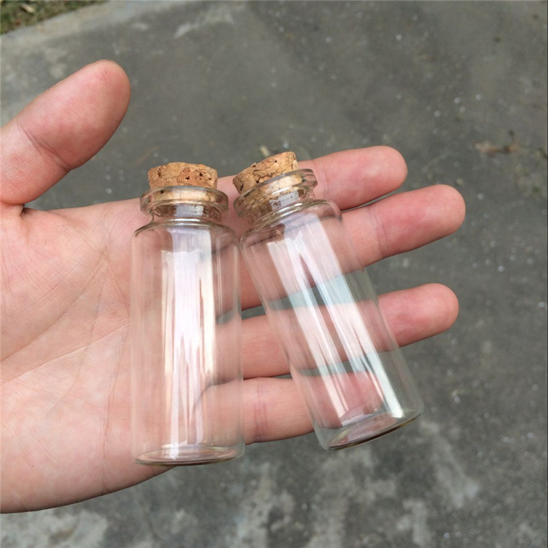 Jarvials 40ml Glass Bottles With Cork For Decoration and Gifts