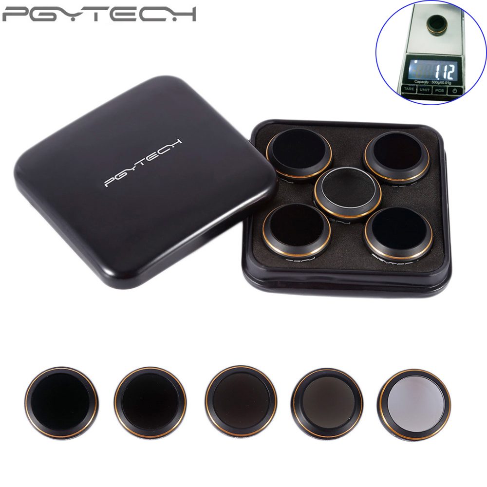 5 pieces PGYTECH Original Lens Filters Set Pro Accessories Drone