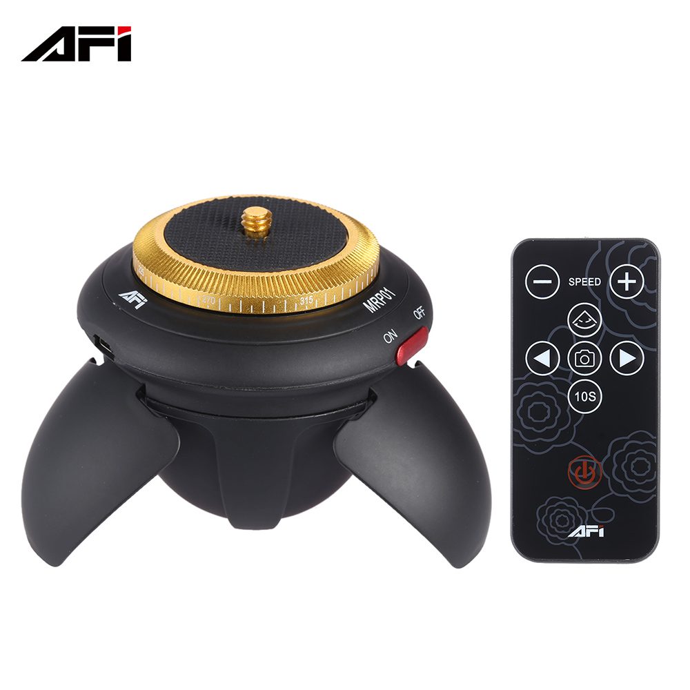 AFI MRP01 Mini Electric Panorama Head 360 Rotation Time Lapse Tripod