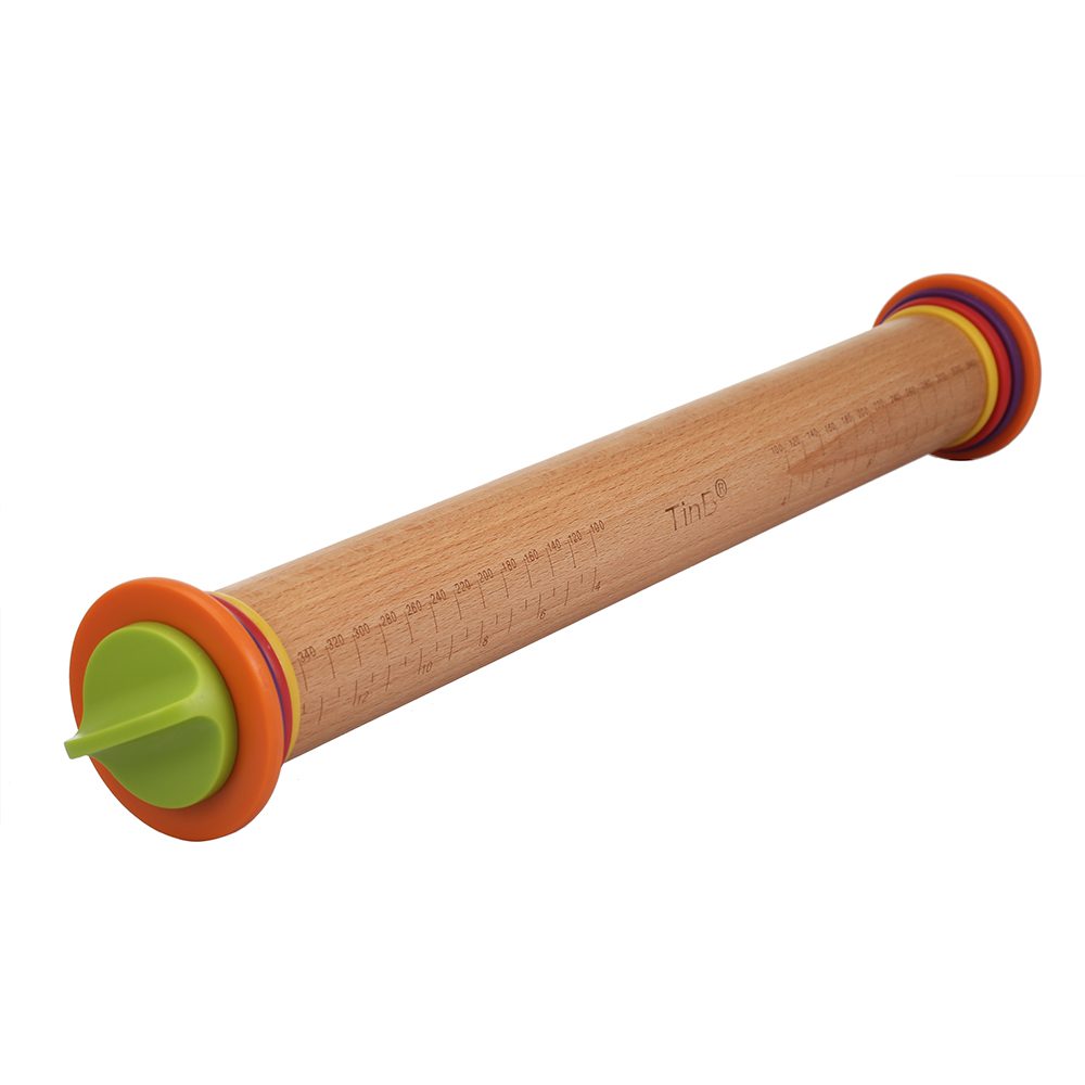 Adjustable Wooden Rolling Pin Baking Tool