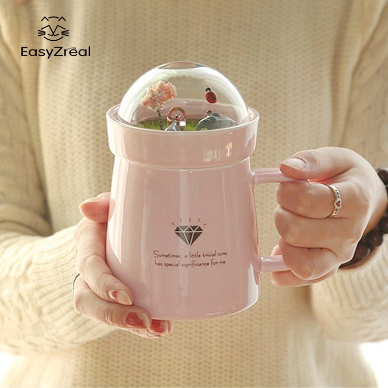 EasyZreal Creative Cartoon Animal Milk and Coffee Mug