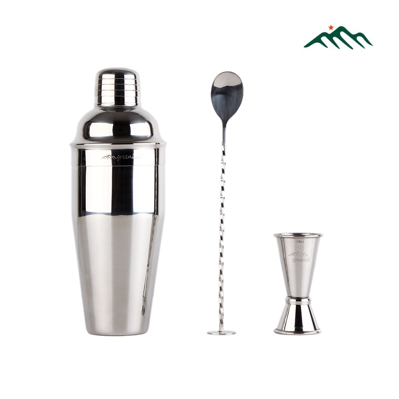 Greenhill 3 Pieces Barware Cocktail Shaker Set Wholesalers Dropship