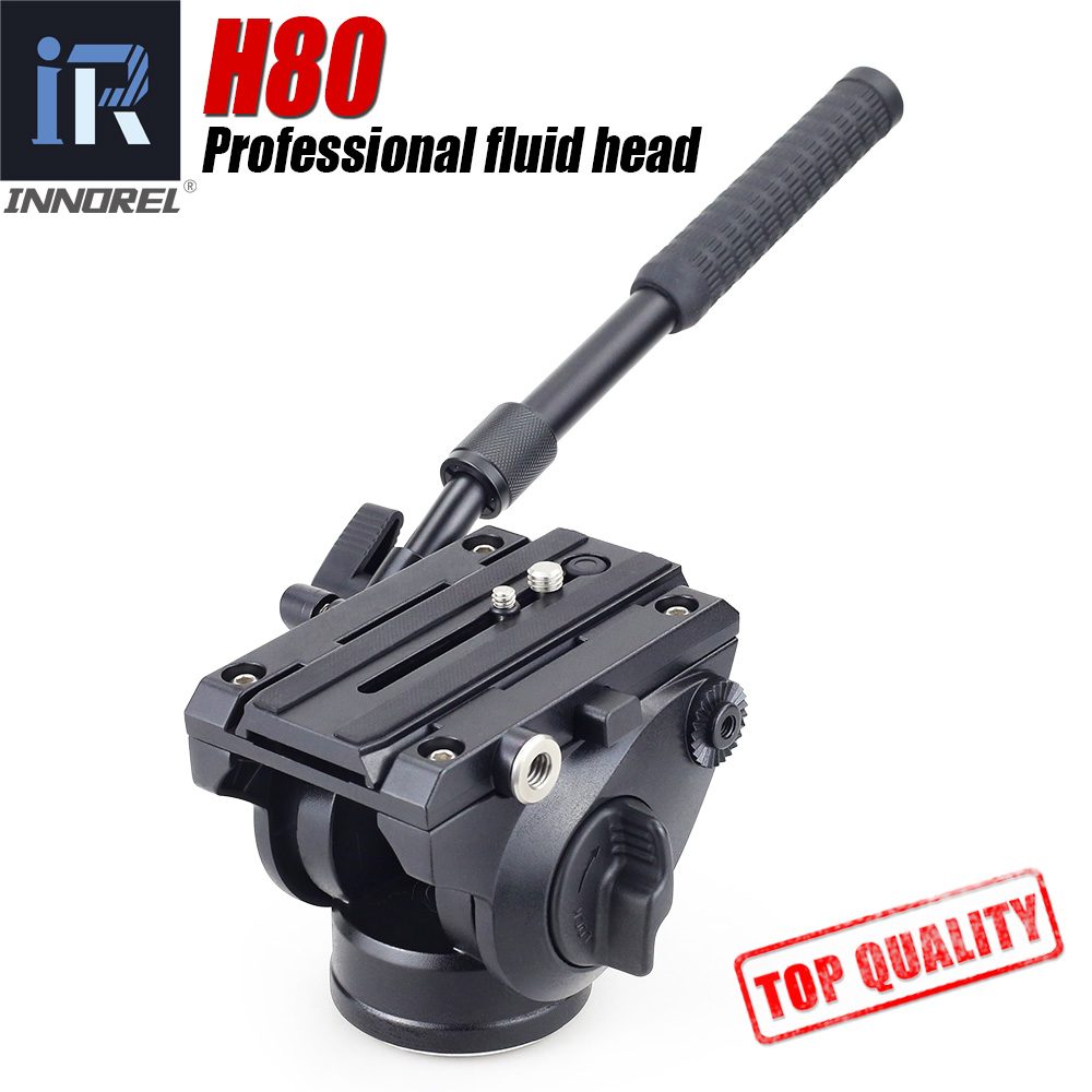 H80 Video Fluid Head Hydraulic Damping DSLR Tripod