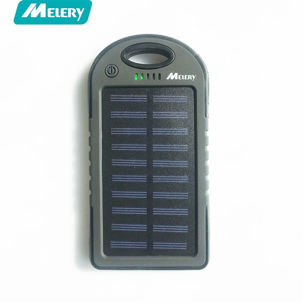 Melery Portable Solar Power Bank for cell phone
