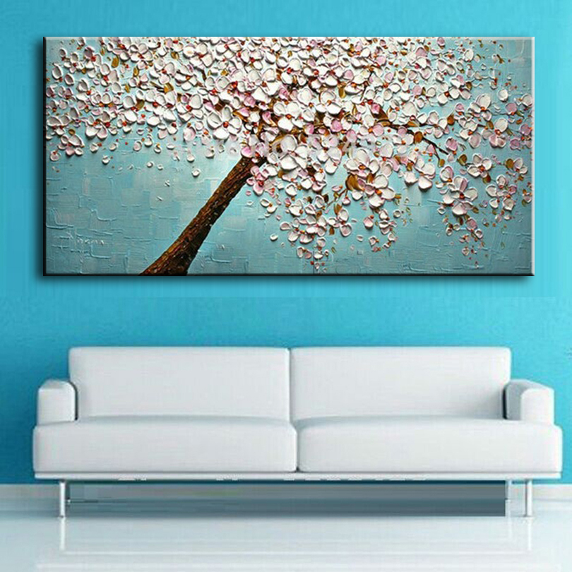 New Handmade Modern Canvas on Oil Paintings Home Living Room Decor Wall Art