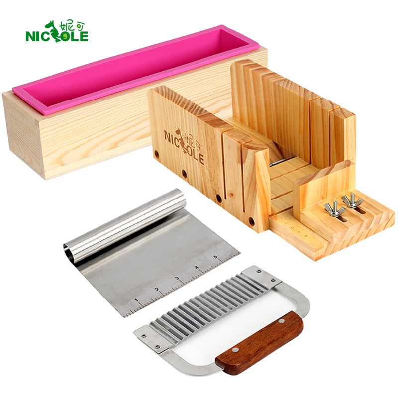 Nicole Silicone Mold Adjustable Stainless Steel Blades