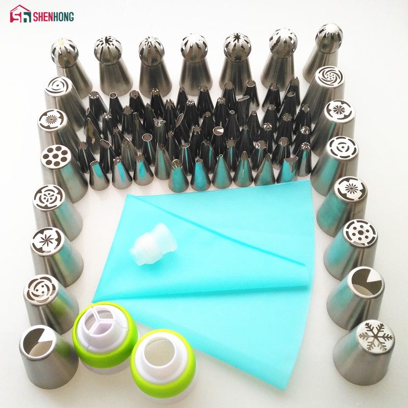 SHENHONG 77PCS Icing Piping Tips Set