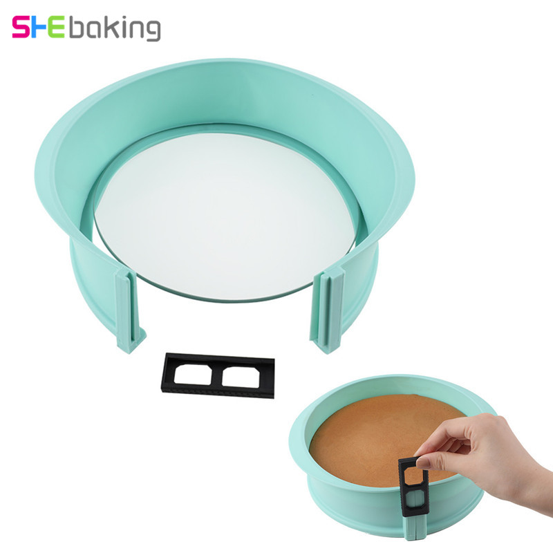 Shebaking 1pc Silicone Springform Pan With Glass Base Wholesalers