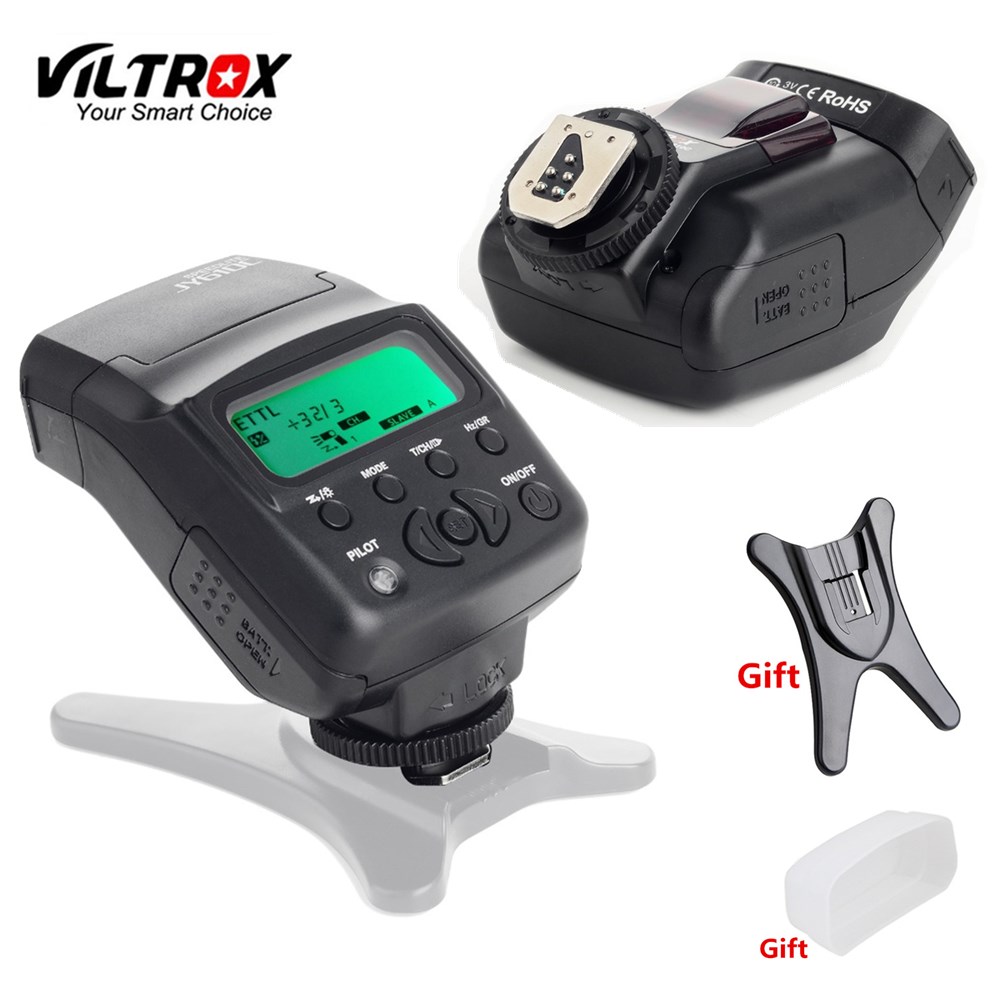 Viltrox Speedlite Camera Flash plus Diffuser and Flash Stand for Canon