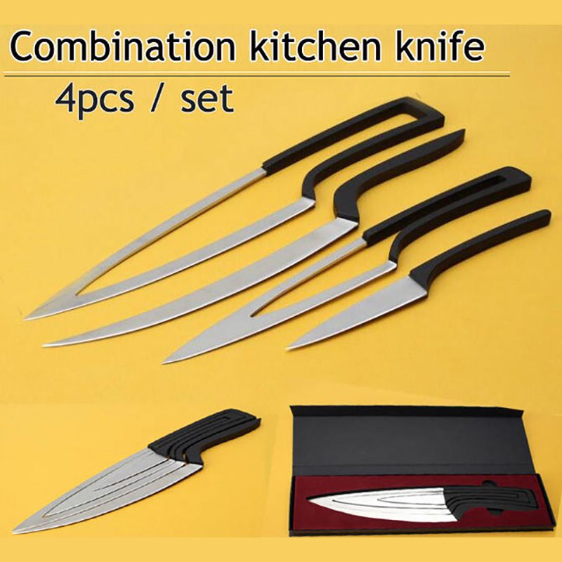 Xituo 4-Piece Stainless Steel Knife Sets