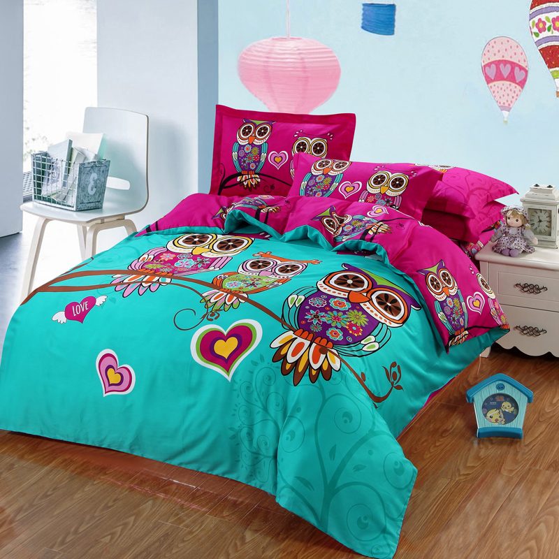 IvaRose HOME TEXTILE Quality Cartoon Duvet Cover Set
