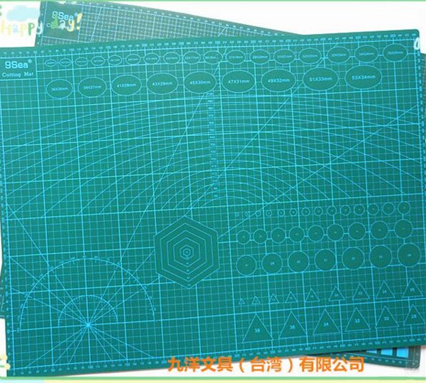 Rectangle Grid Lines Self Healing Cutting Mat Tool