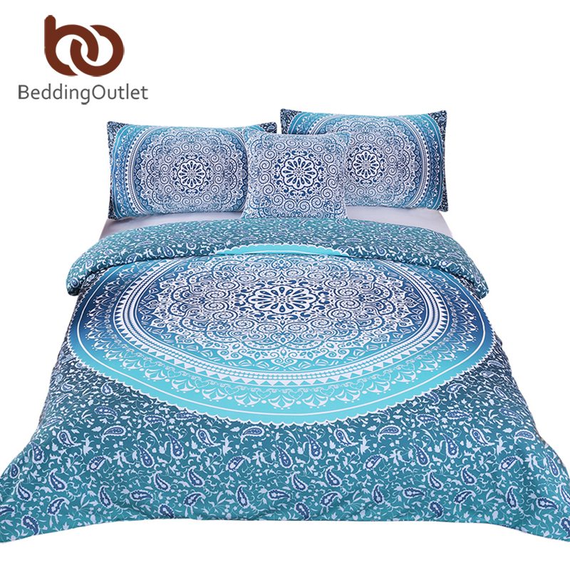 BeddingOutlet Luxury Bohemian Woven Crystal Arrays Bedding