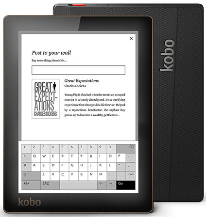 Fashion E-ink E-book Reader Touch Screen Wifi 4GB Front Light