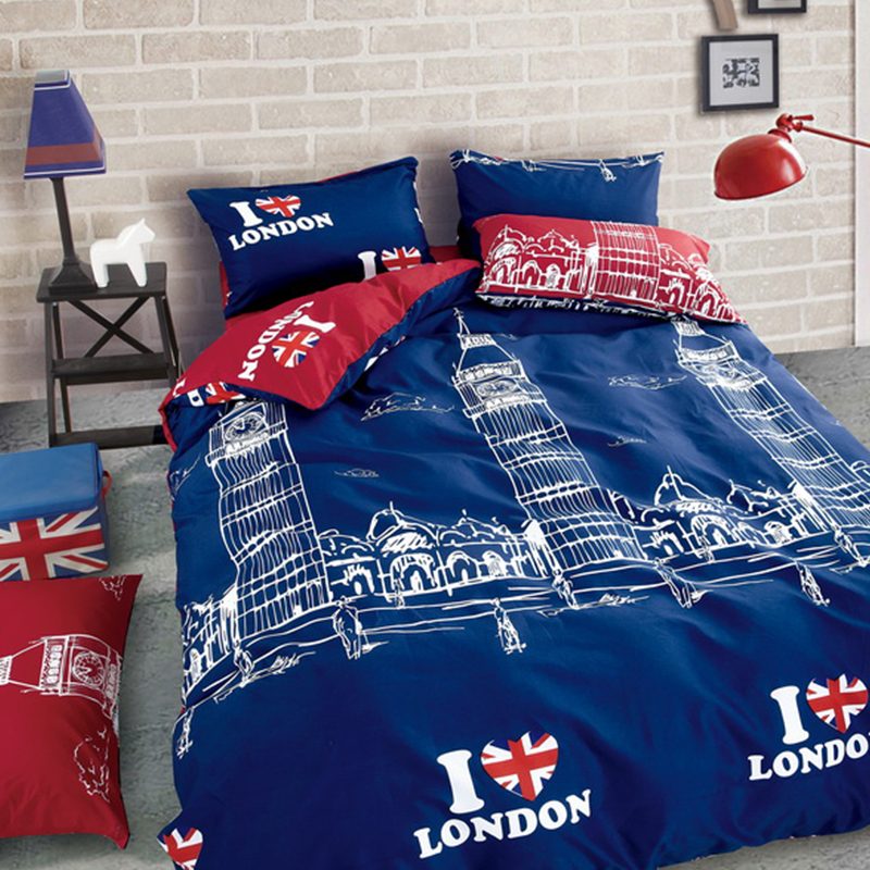 LiLiya European and American Style Bedsheet, Pillowcase, and Duvet Cover Sets