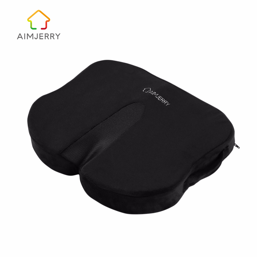 Memory Foam Seat Cushion for Chair Pad Massage Cushion Home Decor Coussin Coccyx Pillow Orthopedic Design Relieve Back Sciatica