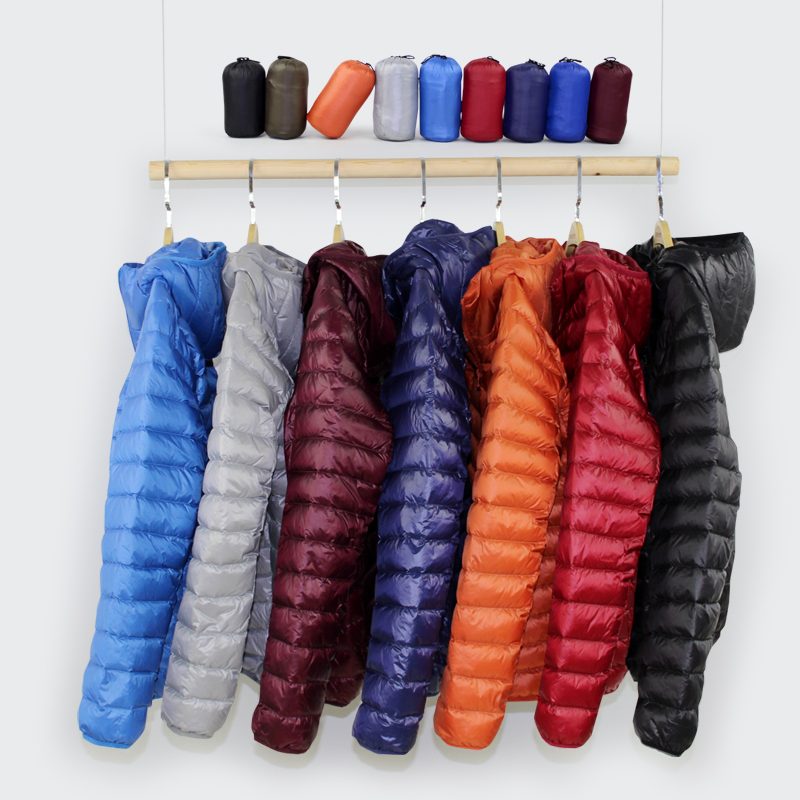 Men Ultra Light Winter Jackets