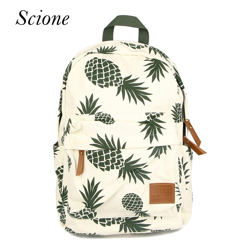 New Designed Backpack Pineapple School Bags