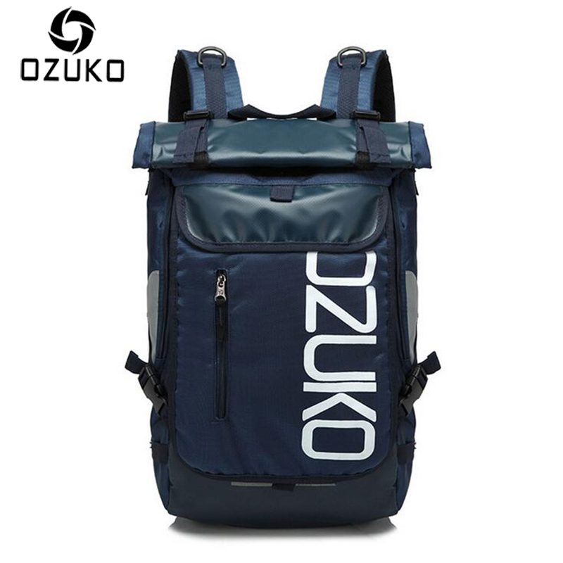OZUKO Brand Men Casual School Bag for Teenagers