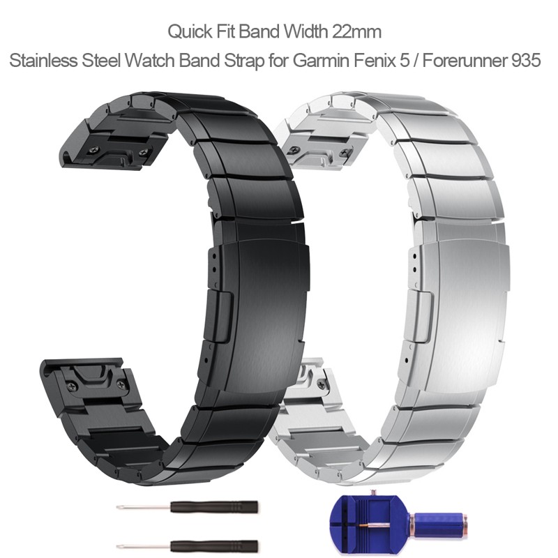 YOOSIDE Quick Fit 22mm Watch Band Stainless Steel Watch