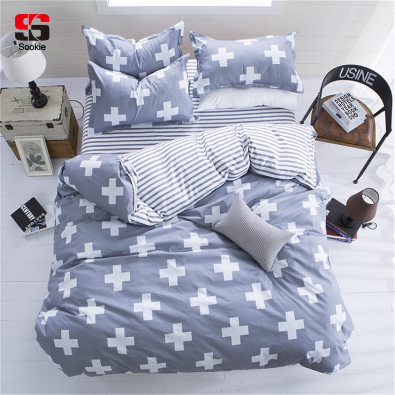 Sookie 3 Piece Modern Quality Printed Duvet Cover Sets