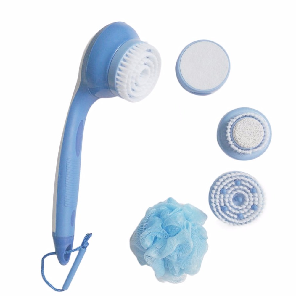 AMW 5-in-1 Electric Plastic Body Massage Bath Brush - Wholesalers Dropship