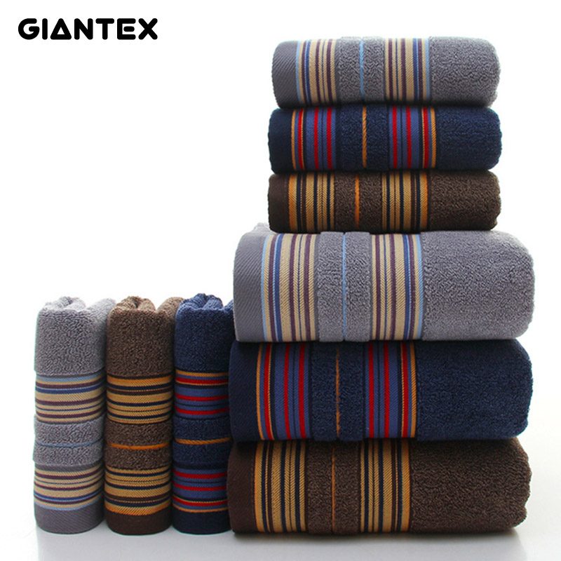 GIANTEX Roll Plain Dyed Quick Dry Towel Set