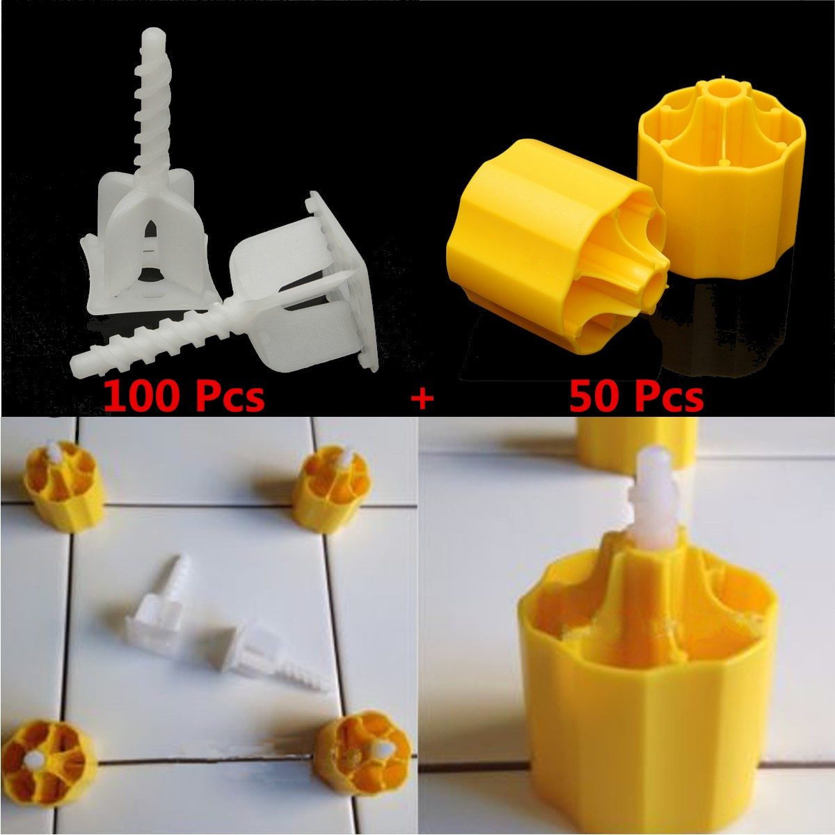 High Quality Floor Tile Leveling System and Cross Spacers Plastic Flooring Tool Kit