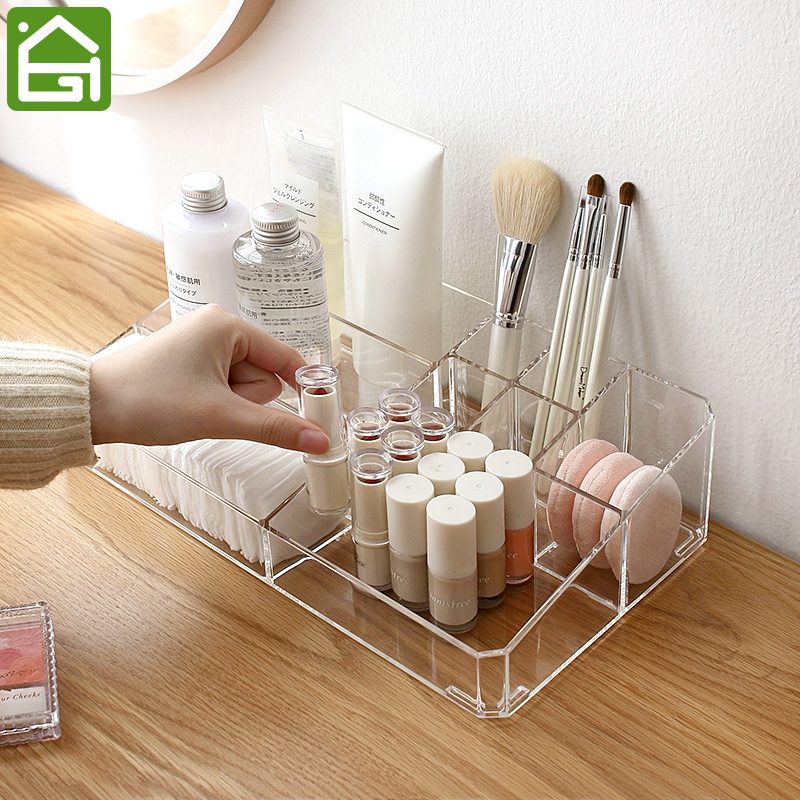 Large Acrylic Cosmetic Plastic Storage Case