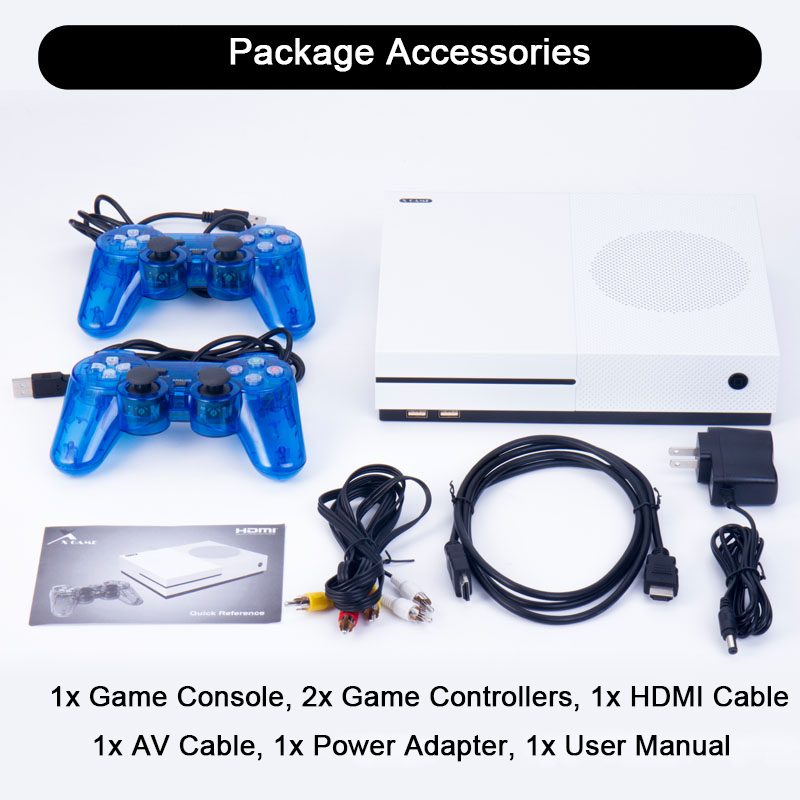 Kidowell HD TV Video Game Console Built-in 4GB 600 Classic Game