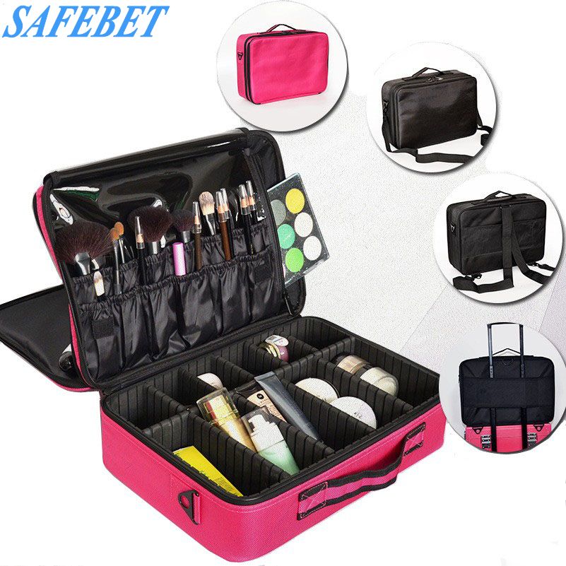 SAFEBET Waterproof Multi-layer Collapsible Make-up Beauty Tool Organizer
