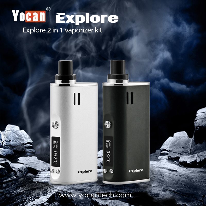 Yocan Dry Herb and Wax Electronic Cigarette Kit Built-in High Drain Battery