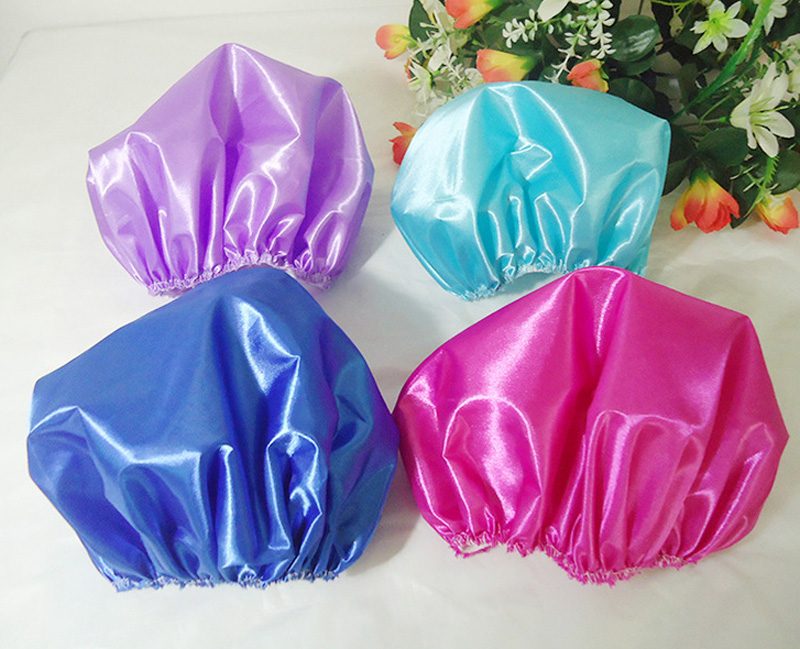 Adult Size 4 Colors Satin Bonnet Cap for Hair Extension