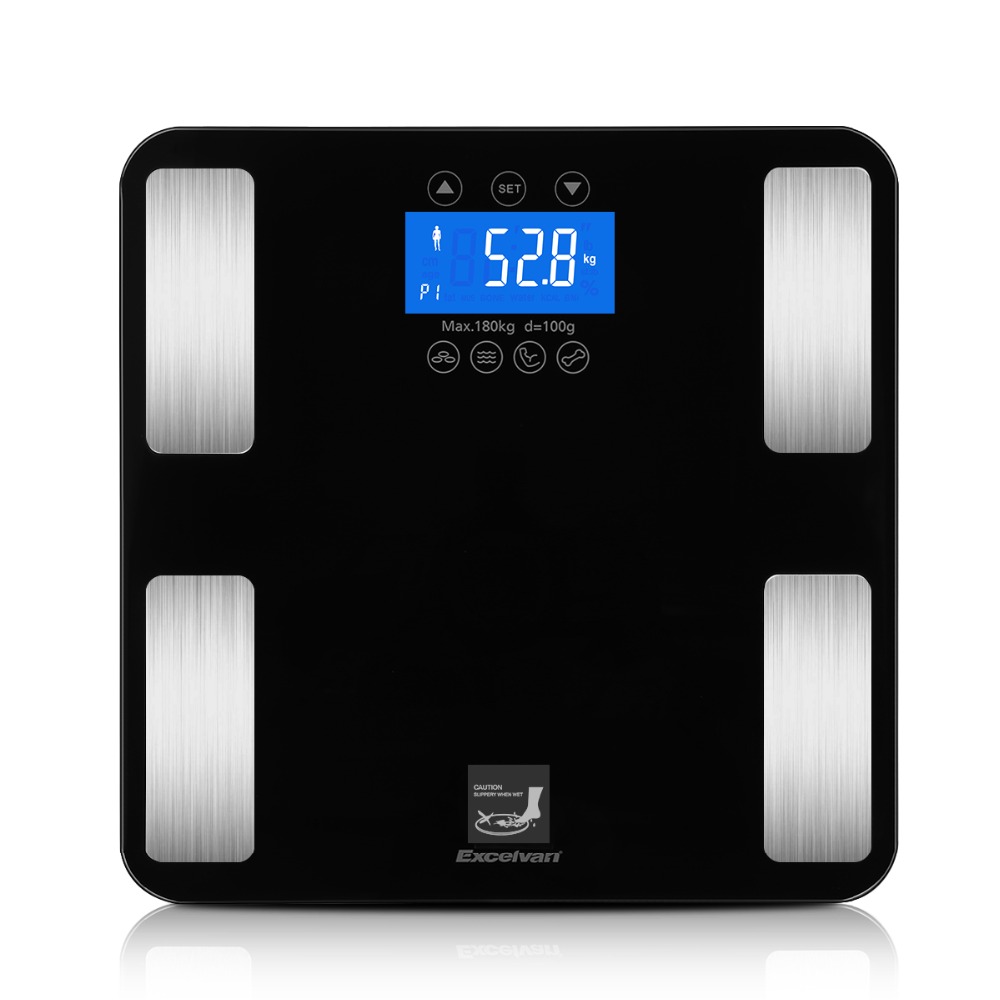 Toughened Glass Digital Fat Measuring Household Scales
